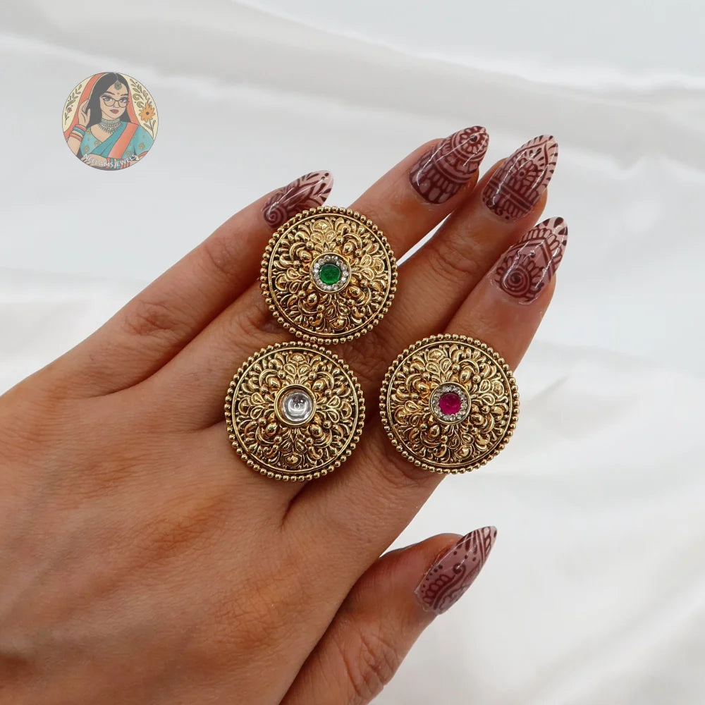 Agam Gold Ring