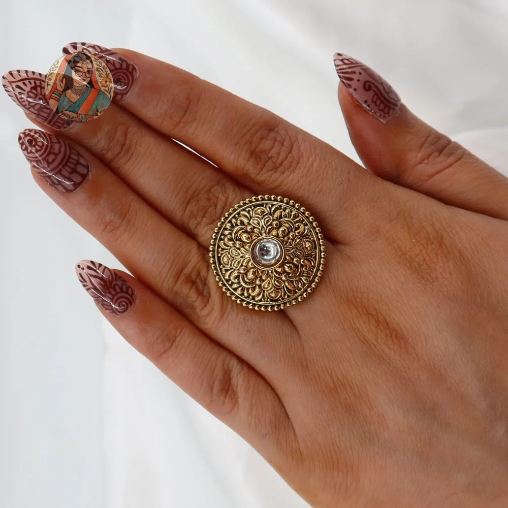 Agam Gold Ring