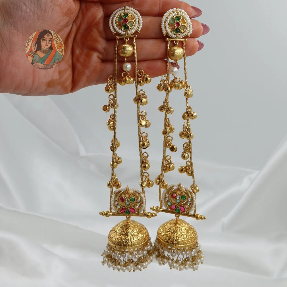 Ahana Kashmiri Earrings