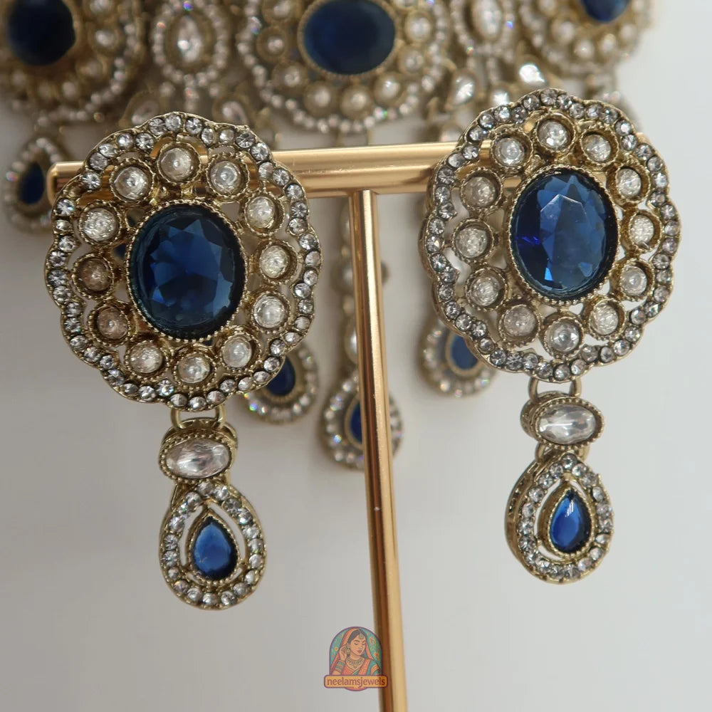 Aima Necklace Set (Blue)