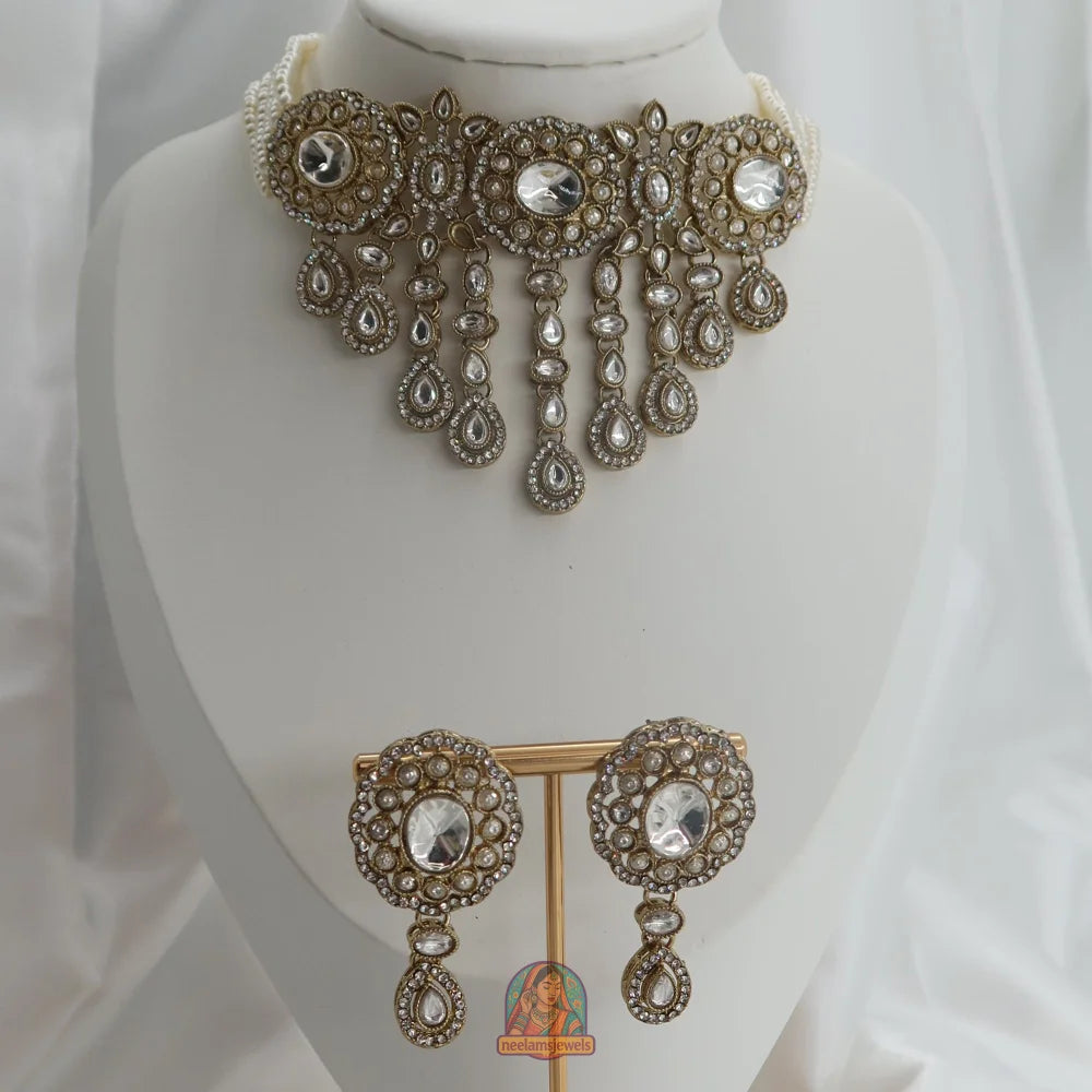 Aima Necklace Set (White)