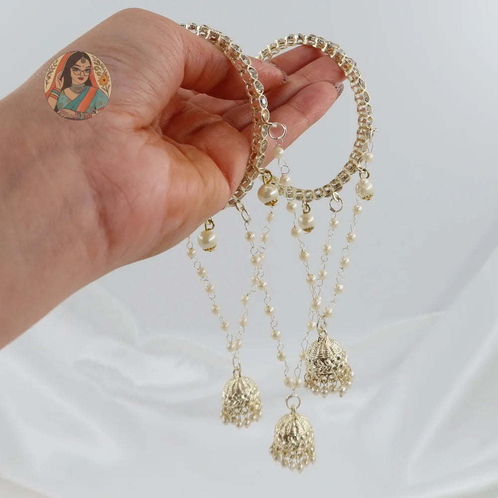 Alia Golden Connected Bangle