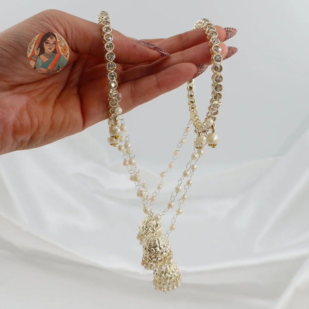 Alia Golden Connected Bangle