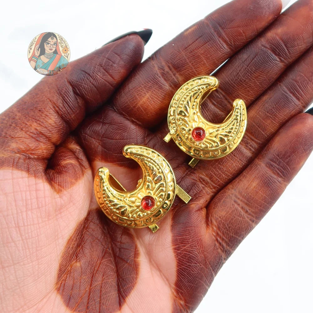 Amisha - Panjabi Gold Hair Pins