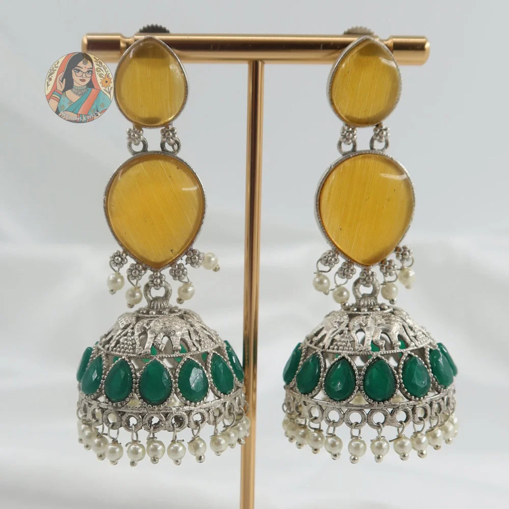 Amrit Silver Earrings - B