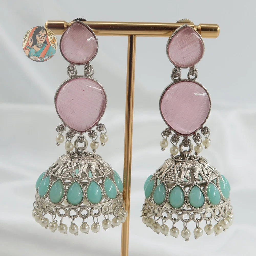 Amrit Silver Earrings - C