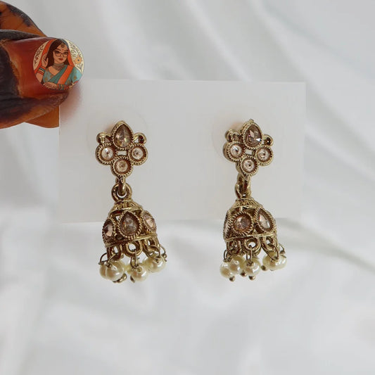 Ananya Mini Jhumki - Champagne