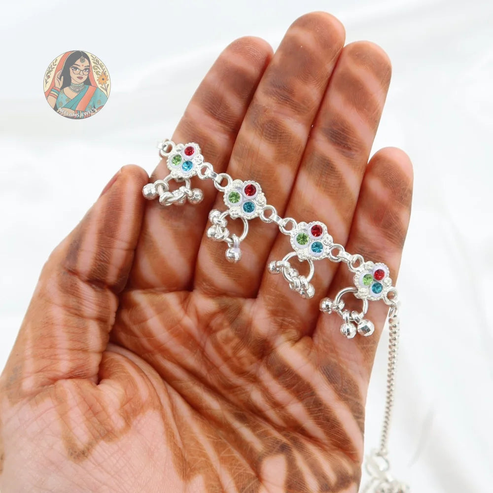 Aneet Silver Anklet