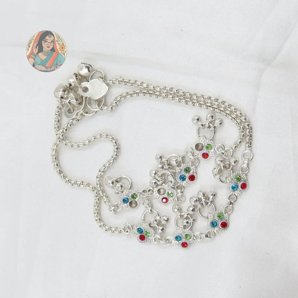 Aneet Silver Anklet