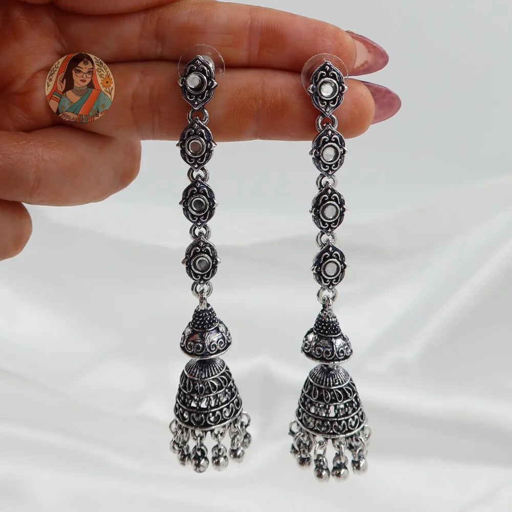 Anjali Silver Earrings