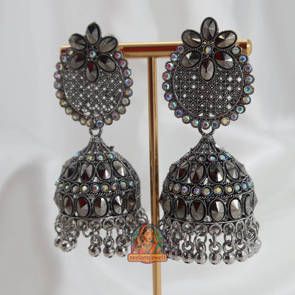 Ankita Oxidized Jhumke