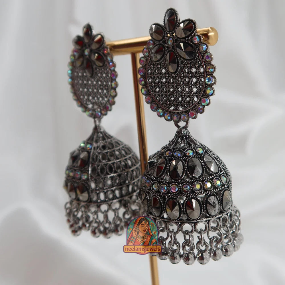 Ankita Oxidized Jhumke