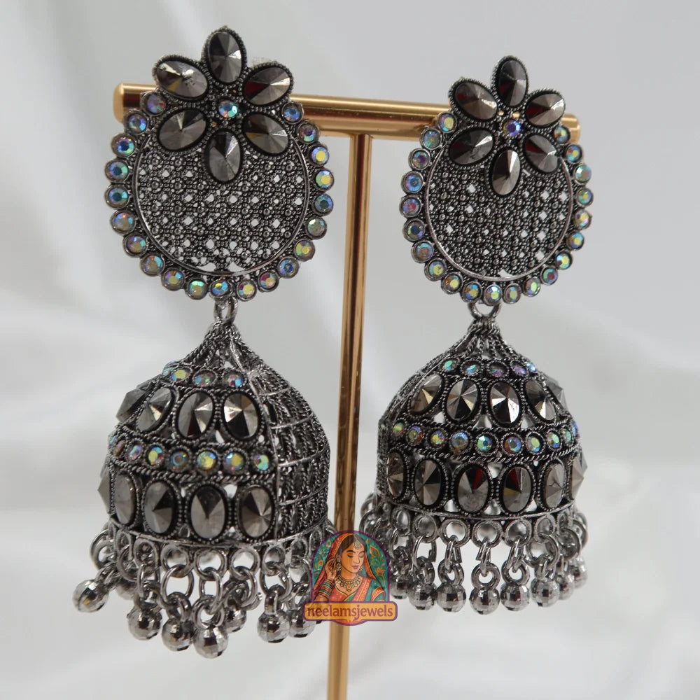 Ankita Oxidized Jhumke