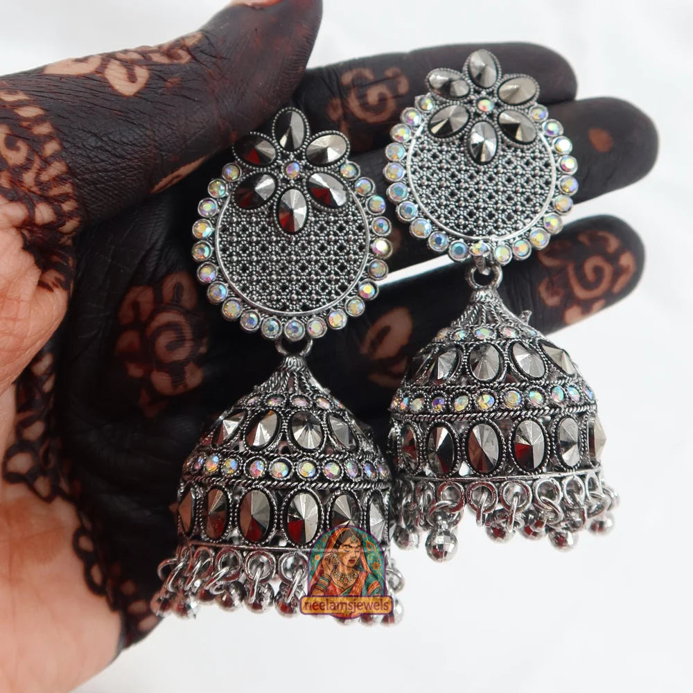 Ankita Oxidized Jhumke