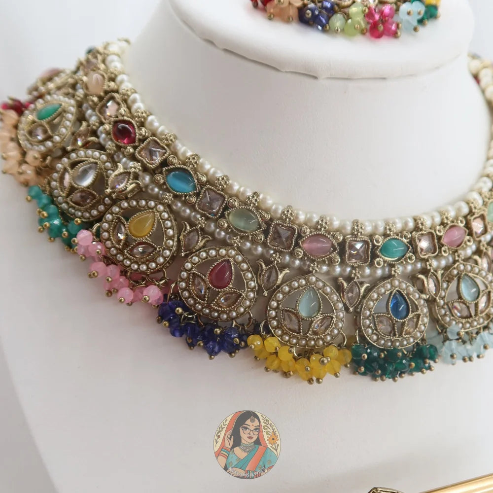 Ariba Necklace Set (Multi)