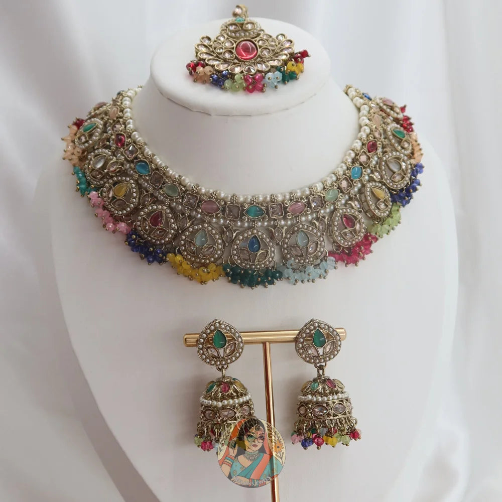 Ariba Necklace Set (Multi)