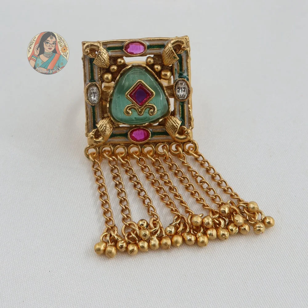 Arnaz Square Heritage Ring