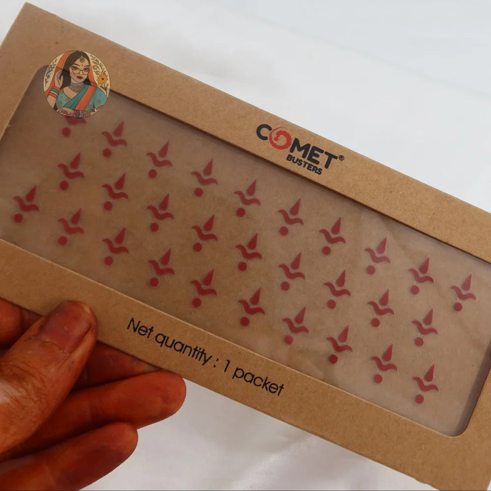 Aśoka Bindi Book (Red)