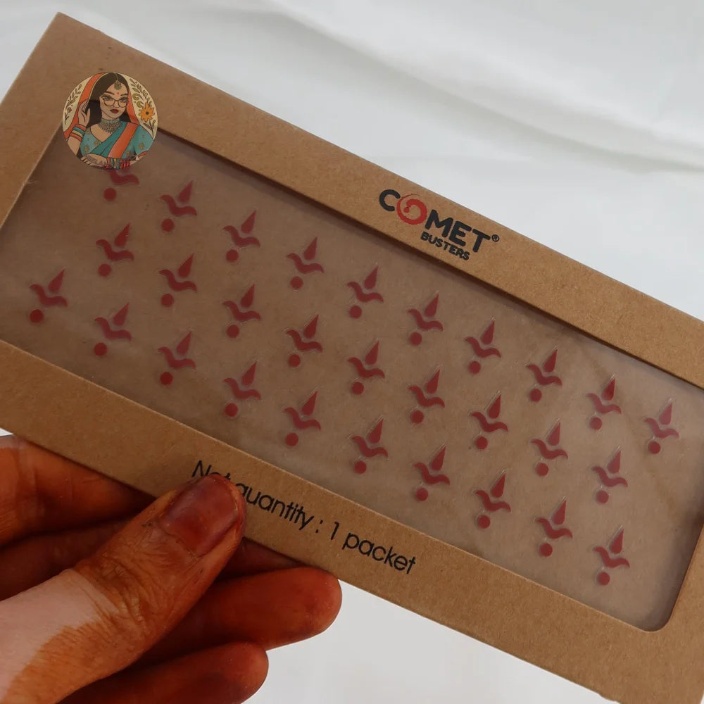 Aśoka Bindi Book (Red)