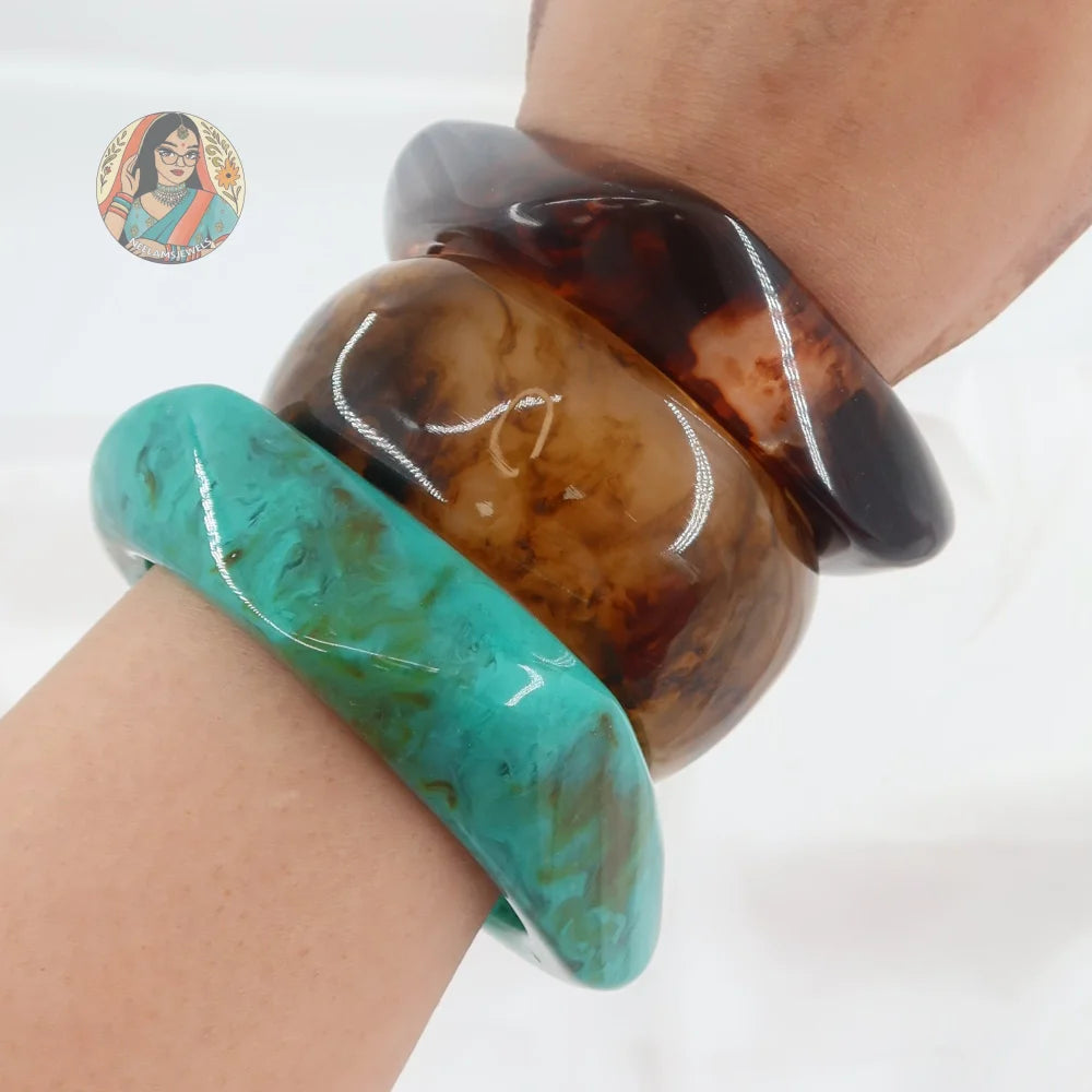 Avantika Resin Bangle Stack