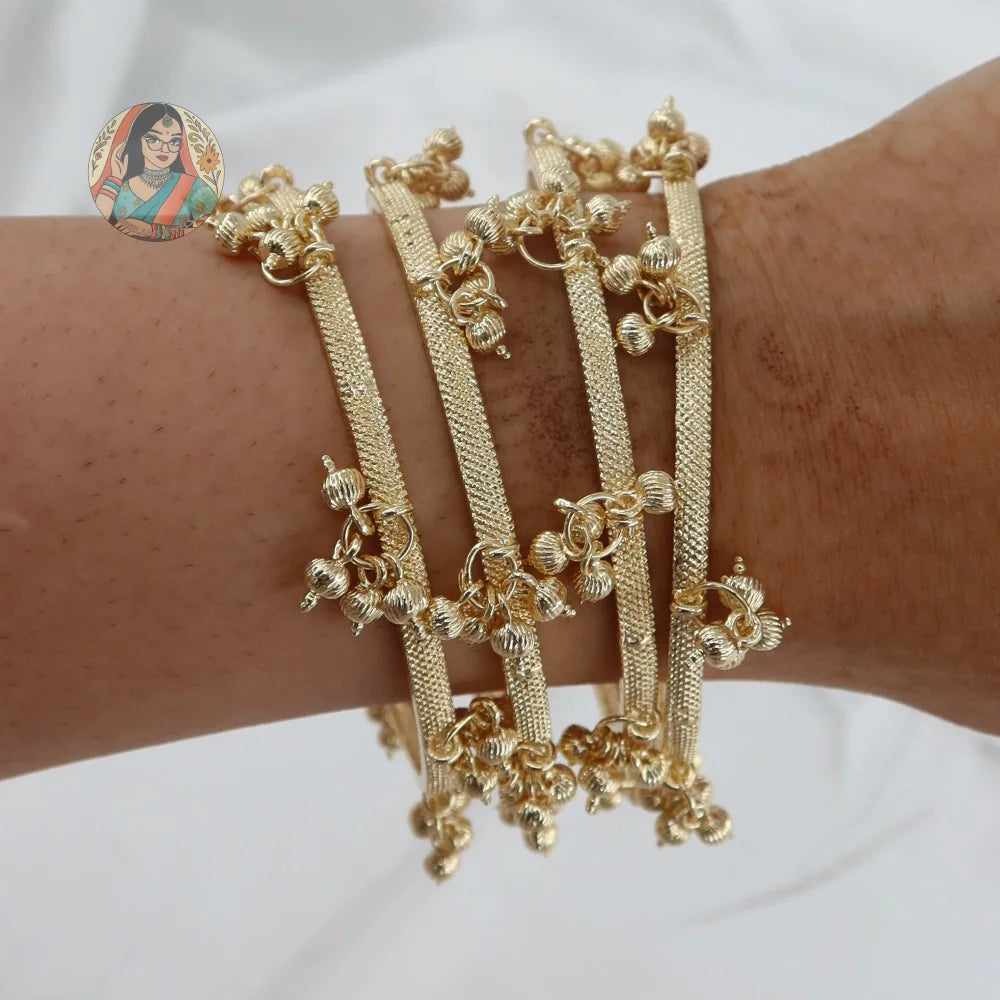 Avni Golden Ghungroo Bangles (4)