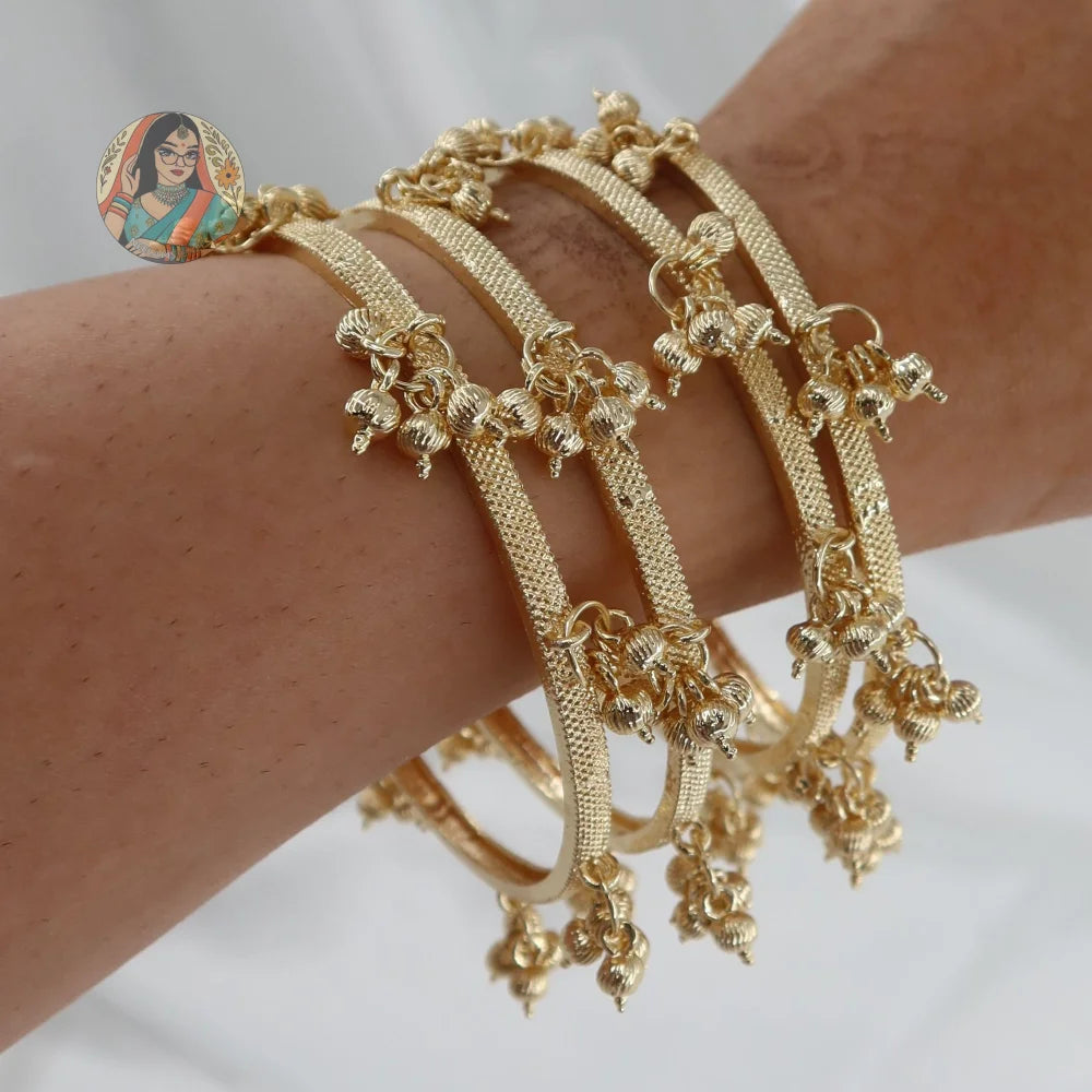 Avni Golden Ghungroo Bangles (4)