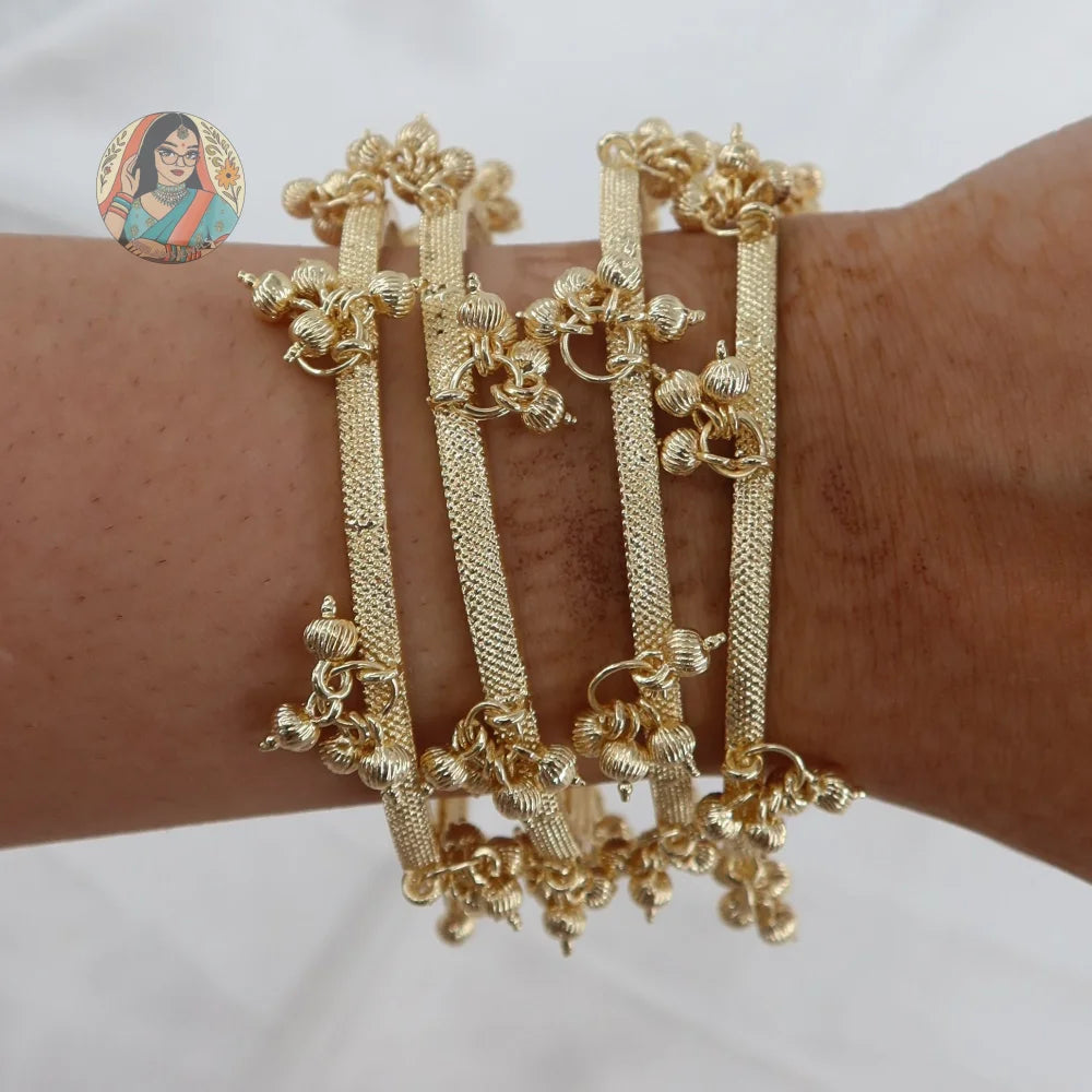 Avni Golden Ghungroo Bangles (4)