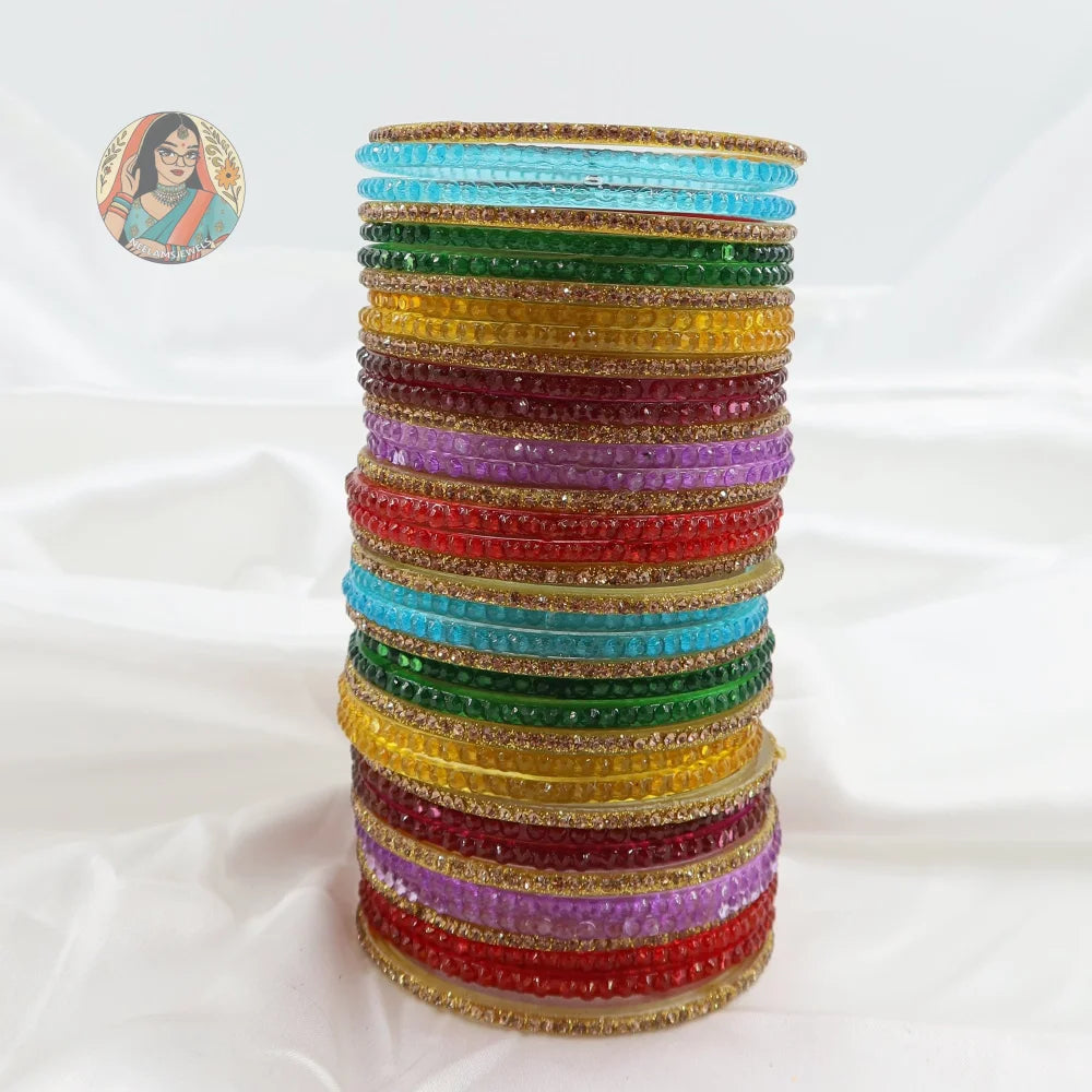 Baarish Mini Glass Bangle Set