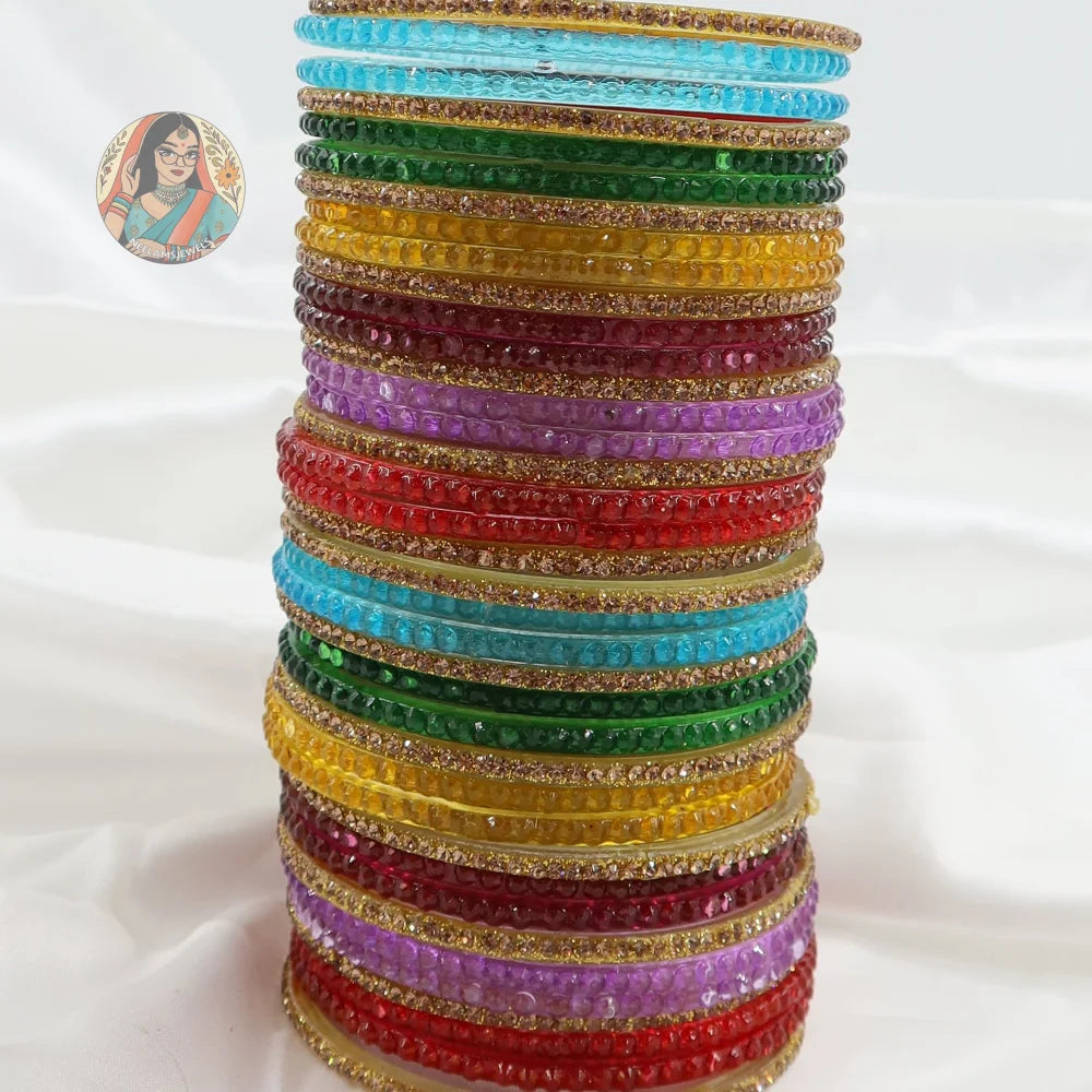 Baarish Mini Glass Bangle Set