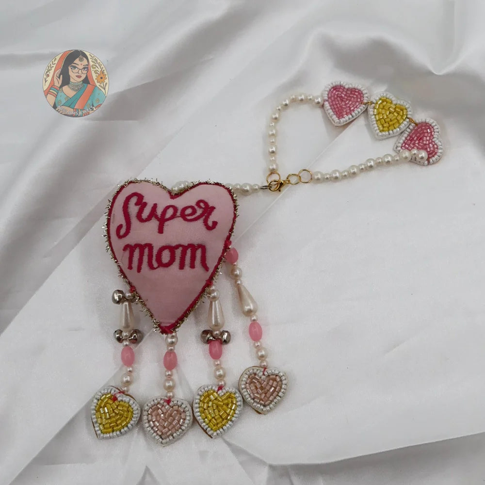 Best Mom/Super Mom Double-Sided Latkan/Bracelet