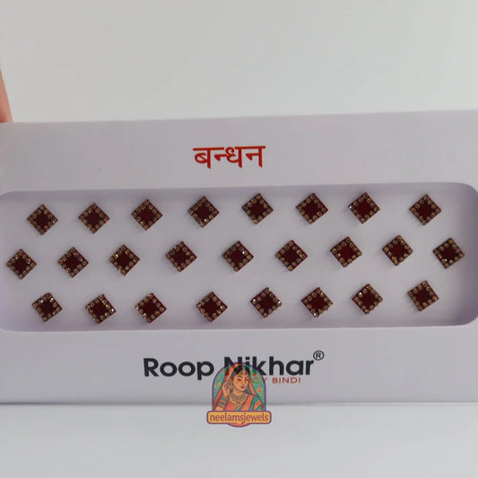 Bindi Pack - Style 14 (Dark Red)