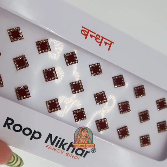 Bindi Pack - Style 14 (Dark Red)
