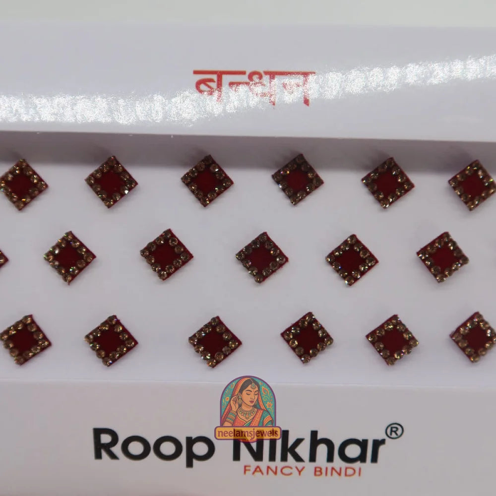 Bindi Pack - Style 14 (Dark Red)