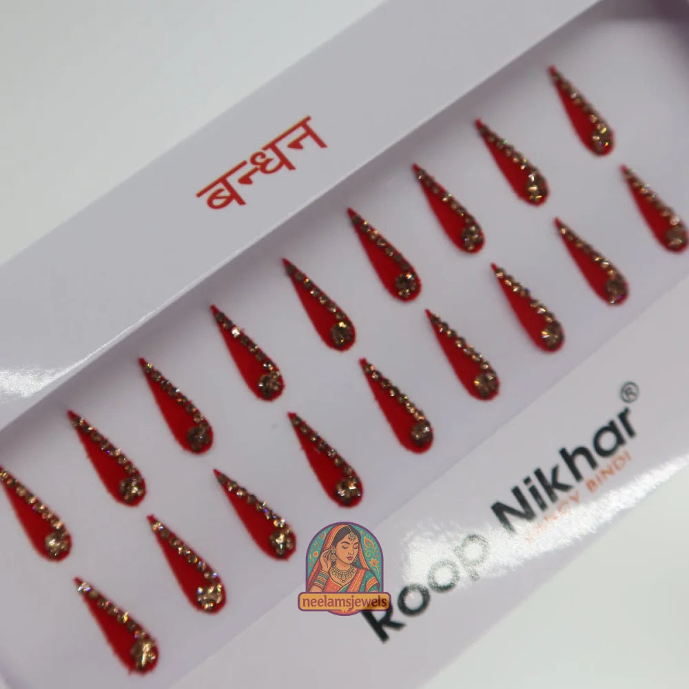 Bindi Pack - Style 18 (Bright Red)