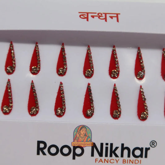 Bindi Pack - Style 18 (Bright Red)
