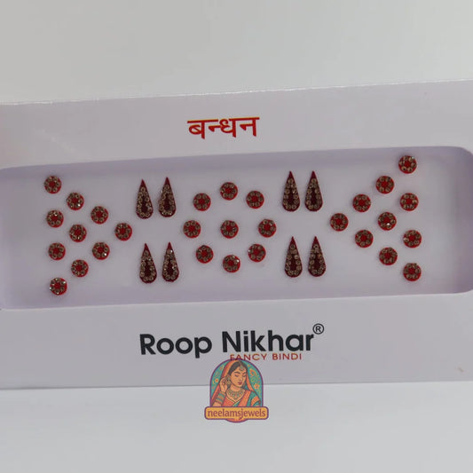 Bindi Pack - Style 3 (Bright/Dark Red)