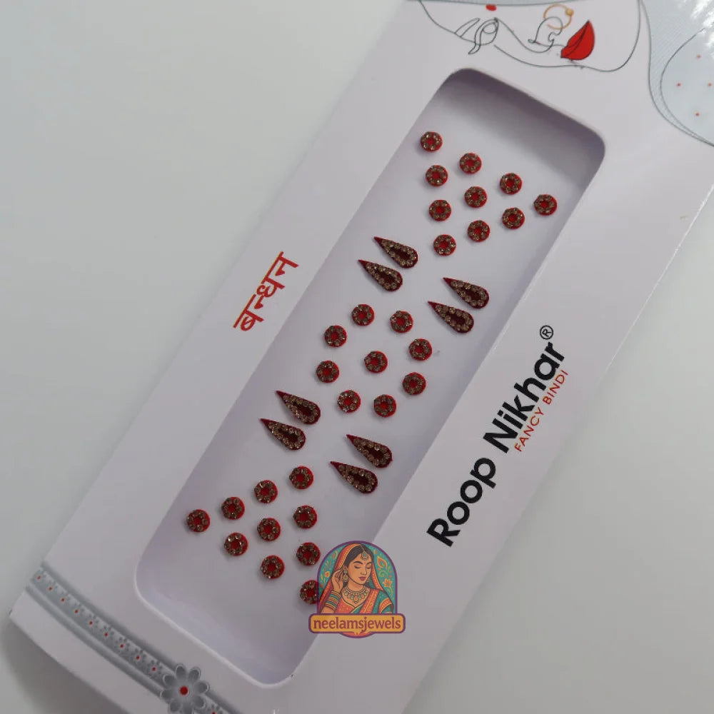 Bindi Pack - Style 3 (Bright/Dark Red)