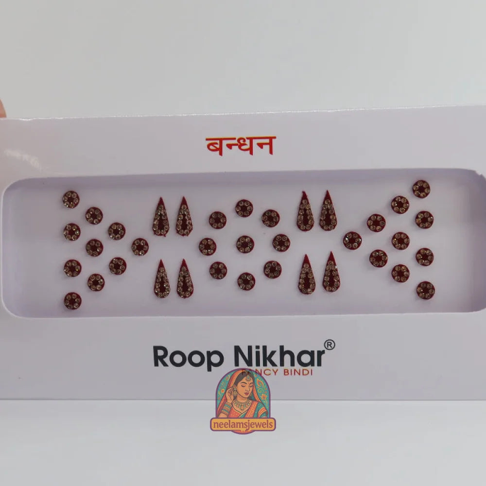 Bindi Pack - Style 4 (Dark Red)