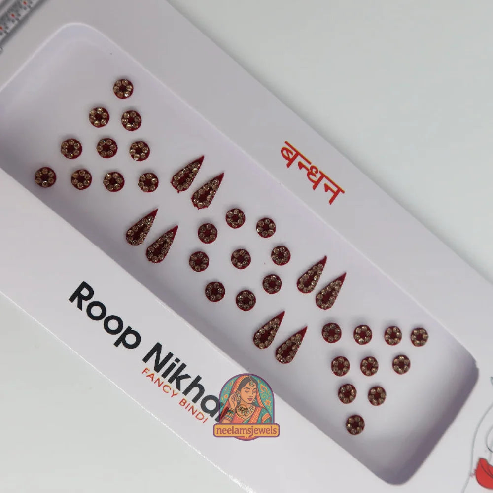 Bindi Pack - Style 4 (Dark Red)