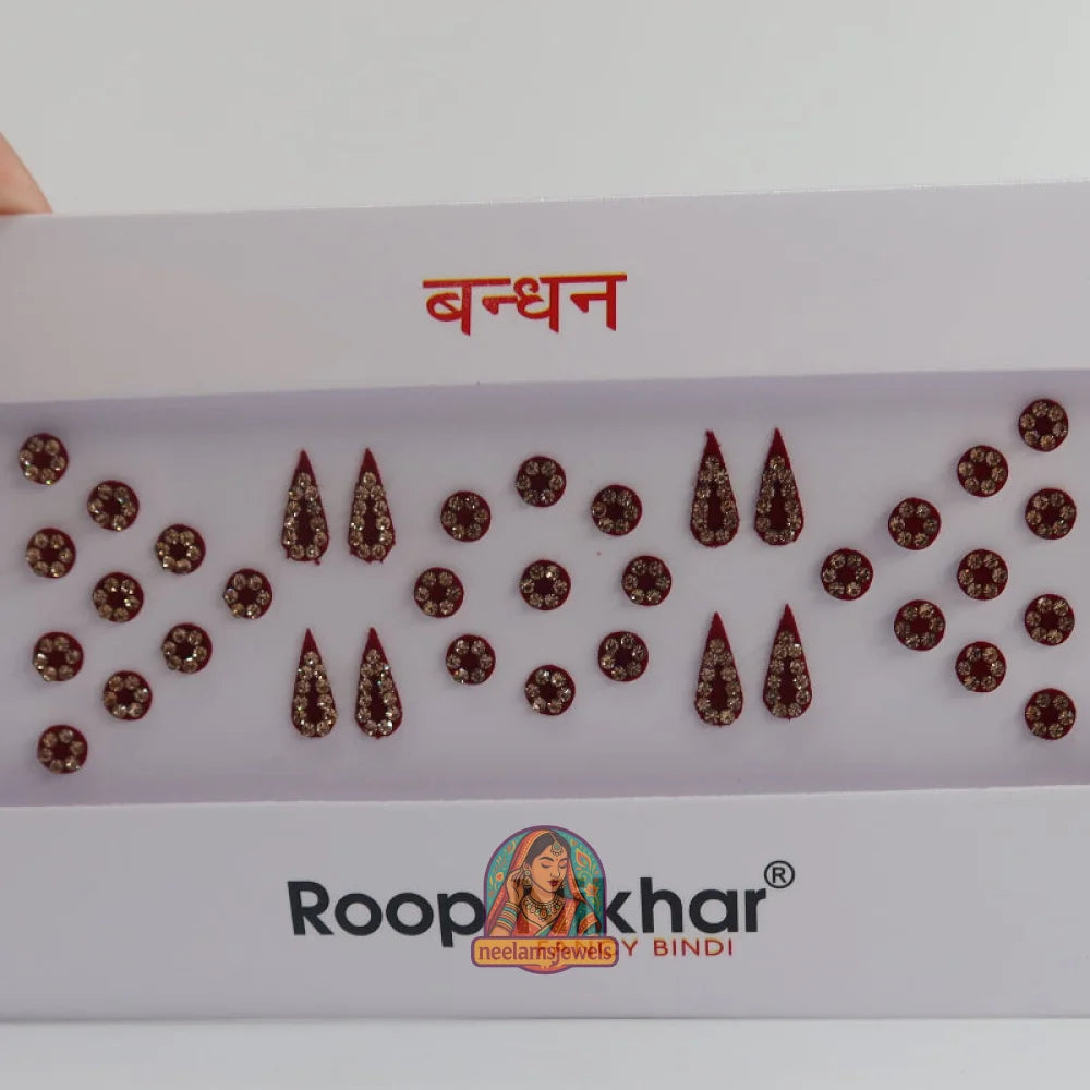 Bindi Pack - Style 4 (Dark Red)