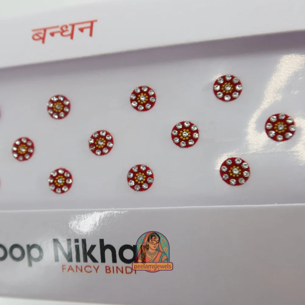 Bindi Pack - Style 6 (Bright Red)