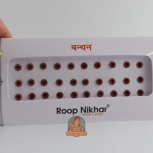Bindi Pack - Style 9 (Dark Red)