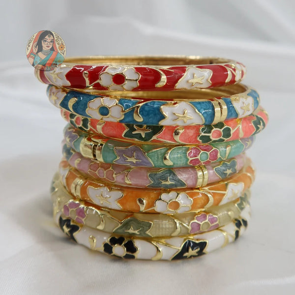 Blossom - Meenakari Bangle