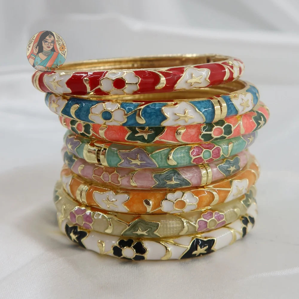 Blossom - Meenakari Bangle