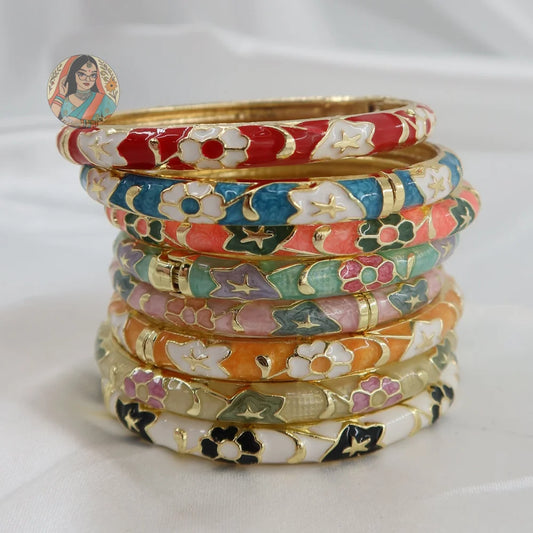 Blossom - Meenakari Bangle