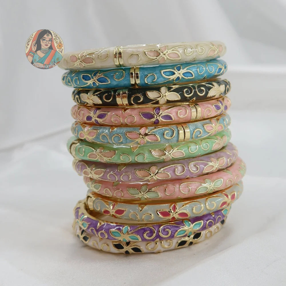 Chameli Meenakari Bangle