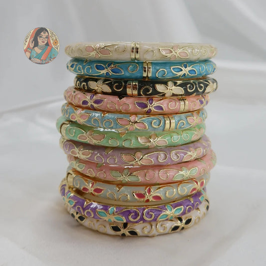 Chameli Meenakari Bangle