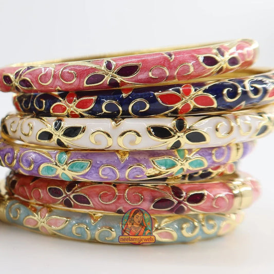 Chameli Meenakari Bangle