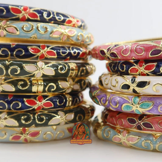 Chameli Meenakari Bangle