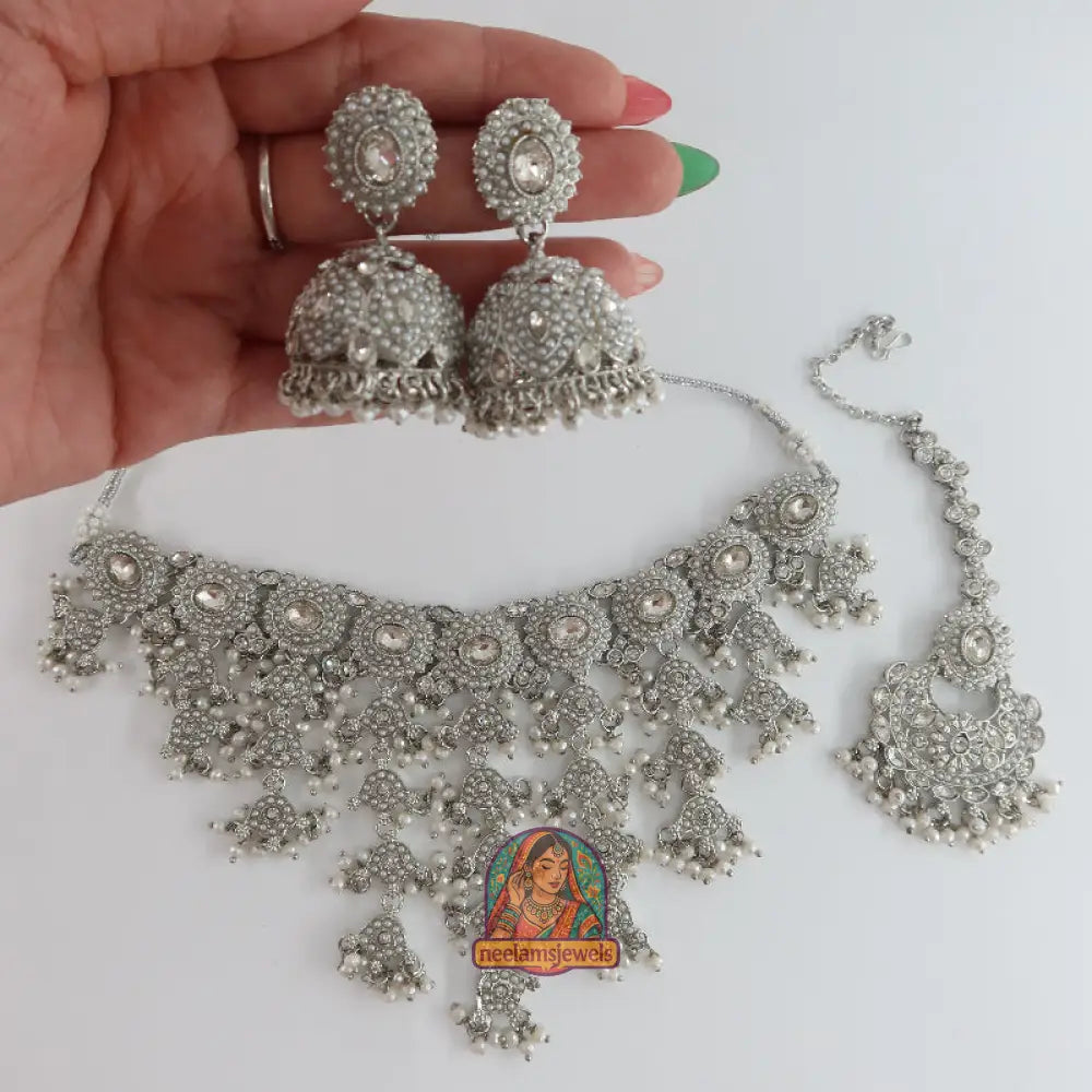 Chand Waterfall Necklace Set